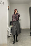Geoffrey B. Small shirt GRS08 black coffee print 22
